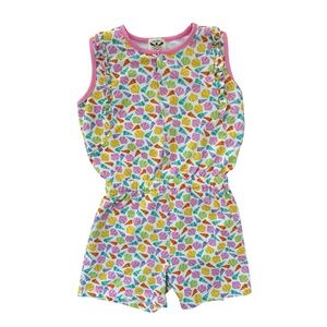 The Oaks Apparel Company Colorful Seashell Romper 7
